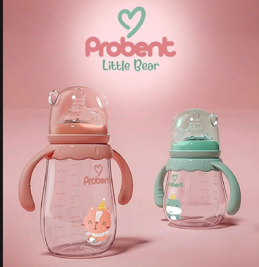 Probent Wide Neck Baby Bottles | Choose Your Favorite Design & Size For Your Little One