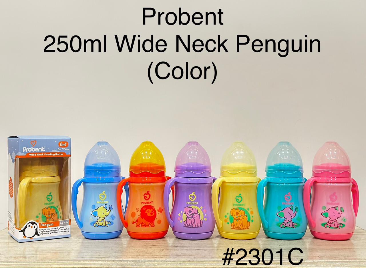 Probent Wide Neck Baby Bottles | Choose Your Favorite Design & Size For Your Little One