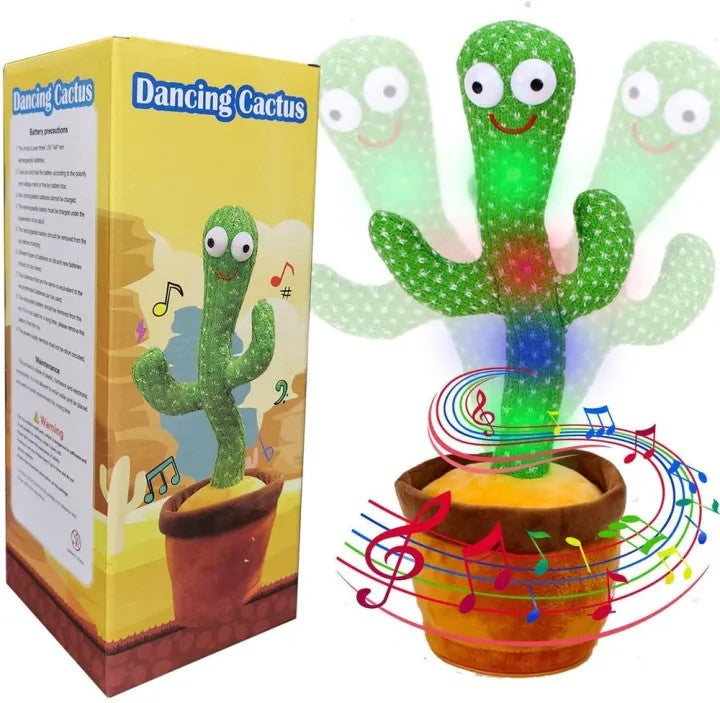 🌵 Dancing Talking Cactus Toy for Kids – Repeats What You Say, Sings & Dance