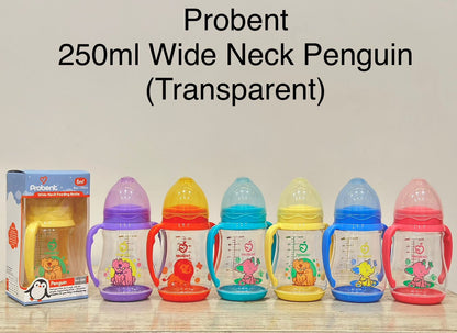 Probent Wide Neck Baby Bottles | Choose Your Favorite Design & Size For Your Little One