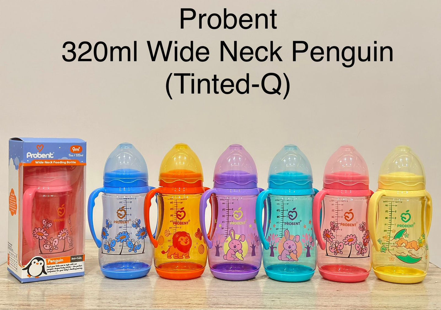 Probent Wide Neck Baby Bottles | Choose Your Favorite Design & Size For Your Little One