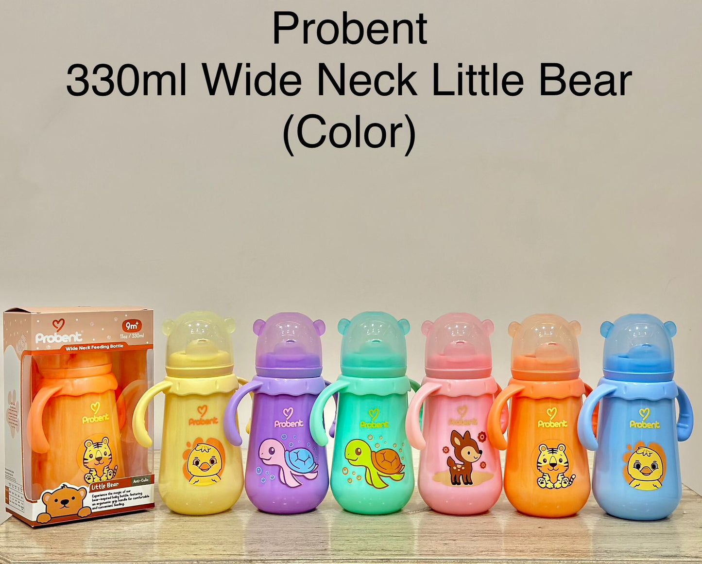 Probent Wide Neck Baby Bottles | Choose Your Favorite Design & Size For Your Little One