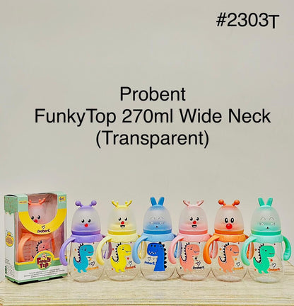 Probent Wide Neck Baby Bottles | Choose Your Favorite Design & Size For Your Little One