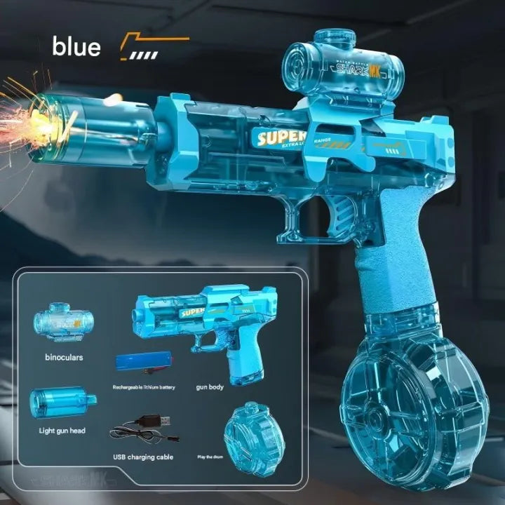 Electric Water Blaster Toy – Automatic Water Spray Gun for Kids & Adults