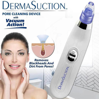 5-in-1 Blackhead Remover Vacuum | Rechargeable Pore Cleaner & Derma Suction Device | Multi-Functional Facial Beauty Tool for Acne, Pimples, Oil, Dirt & Whitehead Removal